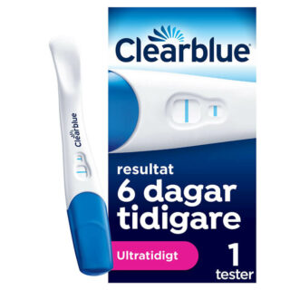 Clearblue Ultratidigt Graviditetstest - resultat sex dagar tidigare 3st
