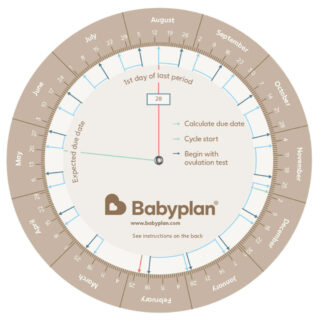 Babyplan ovulation test wheel