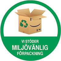 Vi stöder miljövänlig förpackning