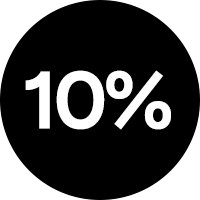 10% på många produkter