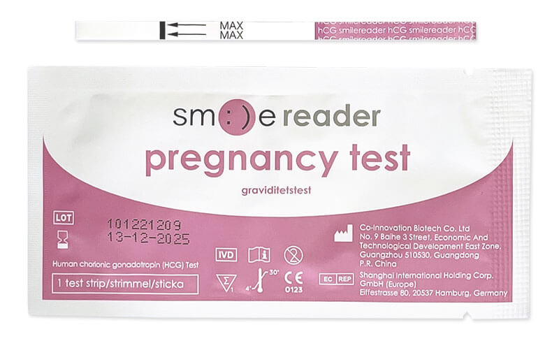 SmileReader testset med graviditetstest