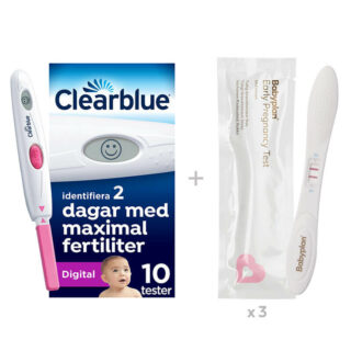 learblue Digitalt Ägglossningstest og Babyplan tidigt graviditetstest