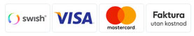 Här kan du betala säkert med: VISA, faktura, MasterCard